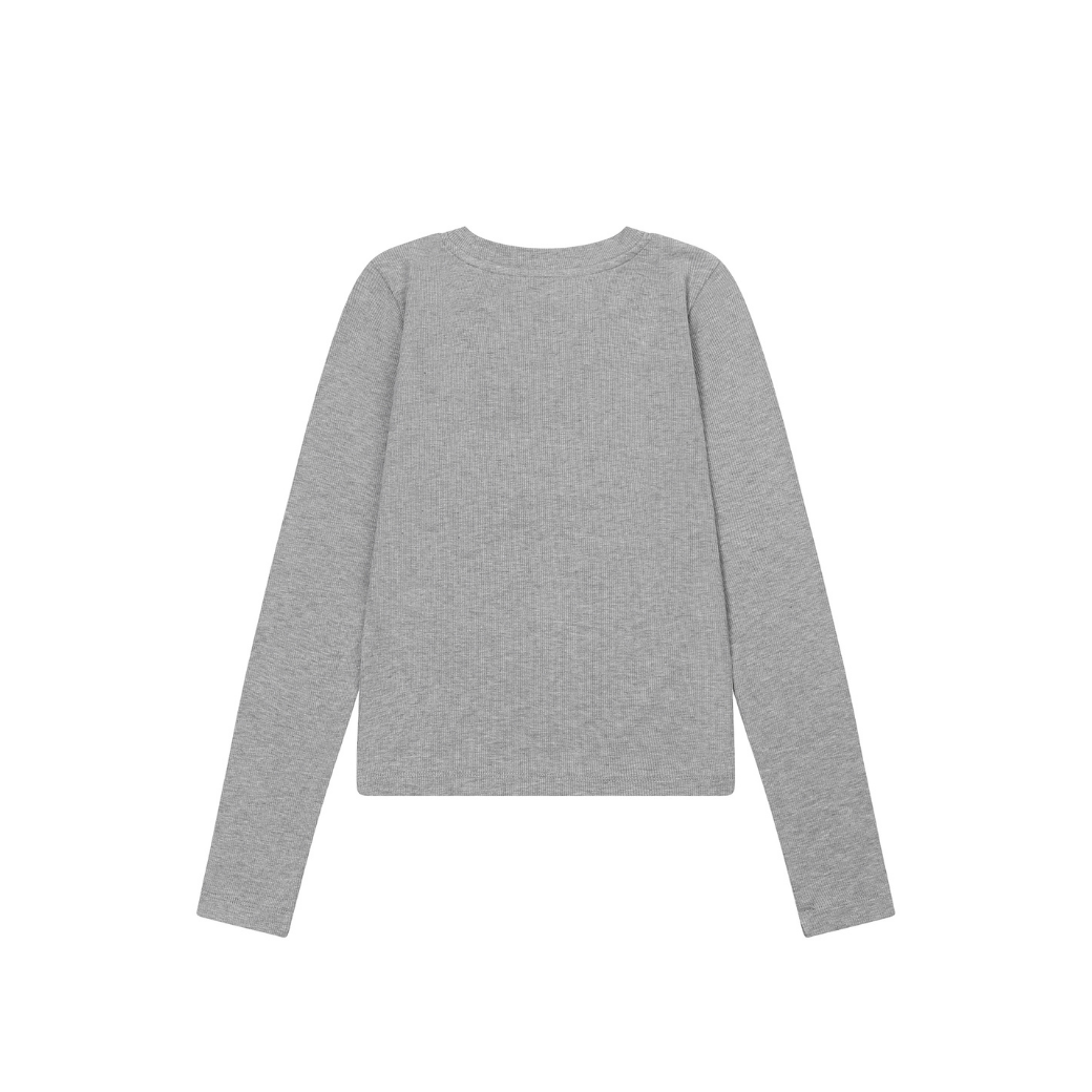 Cloud modal rip long Tee -クラウドモダルロングスリーブTシャツ-