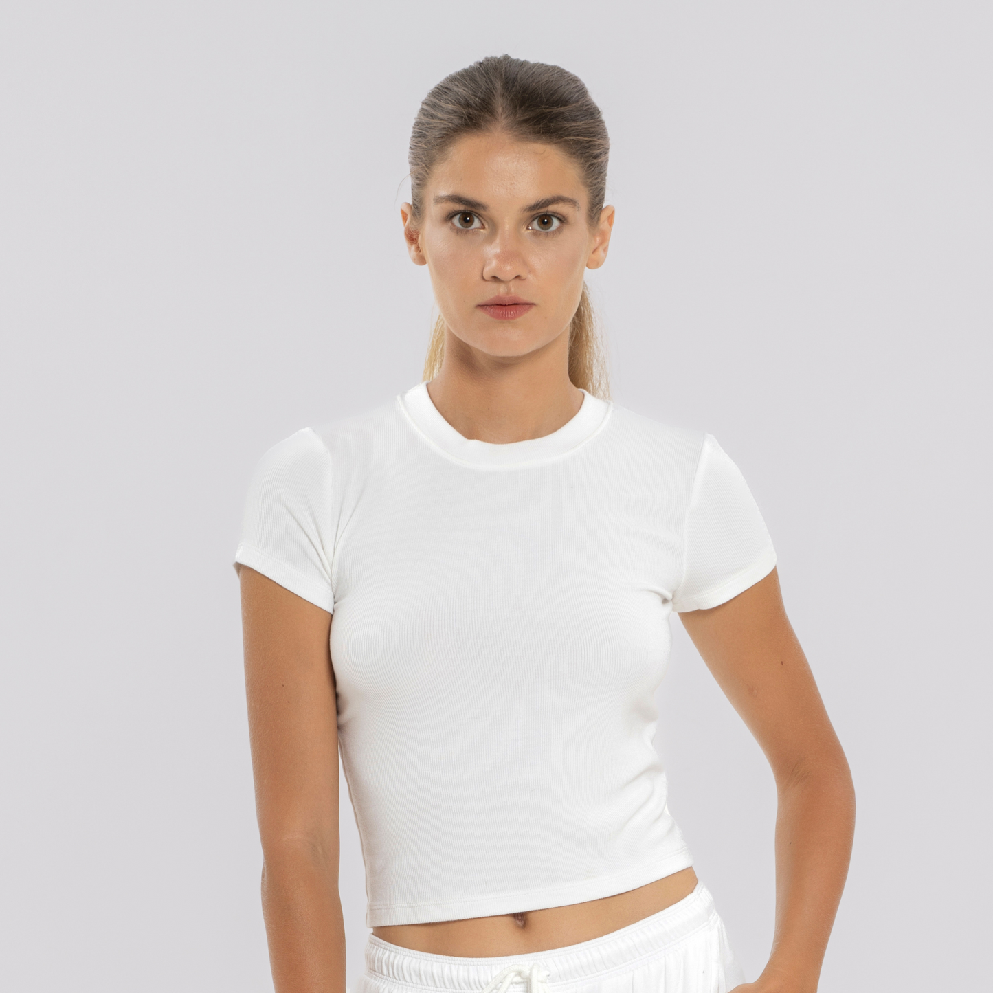 Cloud Crop Short Sleeve Tee -クラウドクロップショートスリーブTシャツ-
