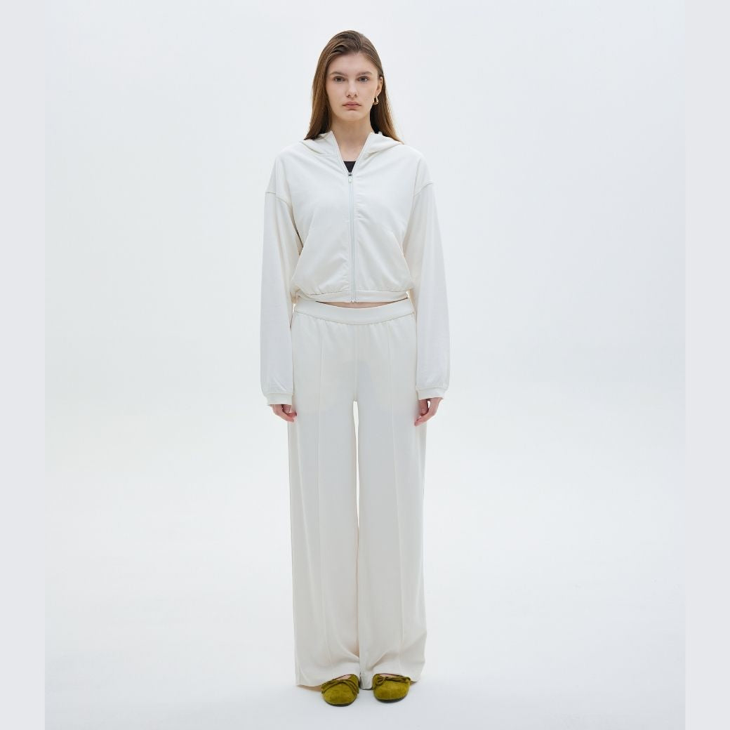 〖NEW〗AirTouch Wide Pants Ivory（エアタッチワイドパンツ）