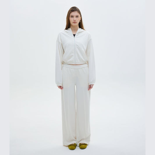 〖NEW〗AirTouch Wide Pants Ivory（エアタッチワイドパンツ）