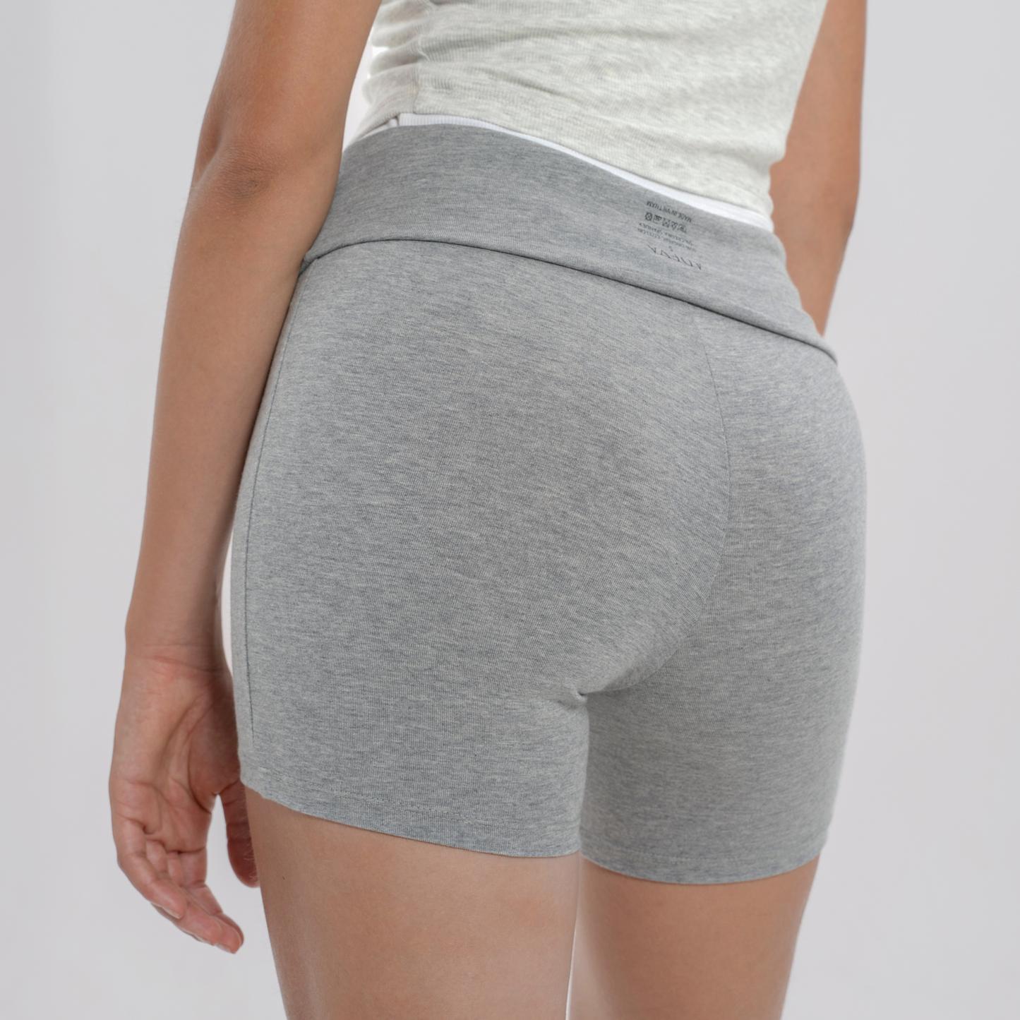 Foldover Short Organic Legging -フォルドオーバー ショートオーガニックレギンス-